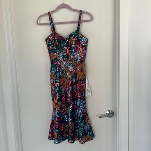 Dress the population Noelle Tango dress NWT